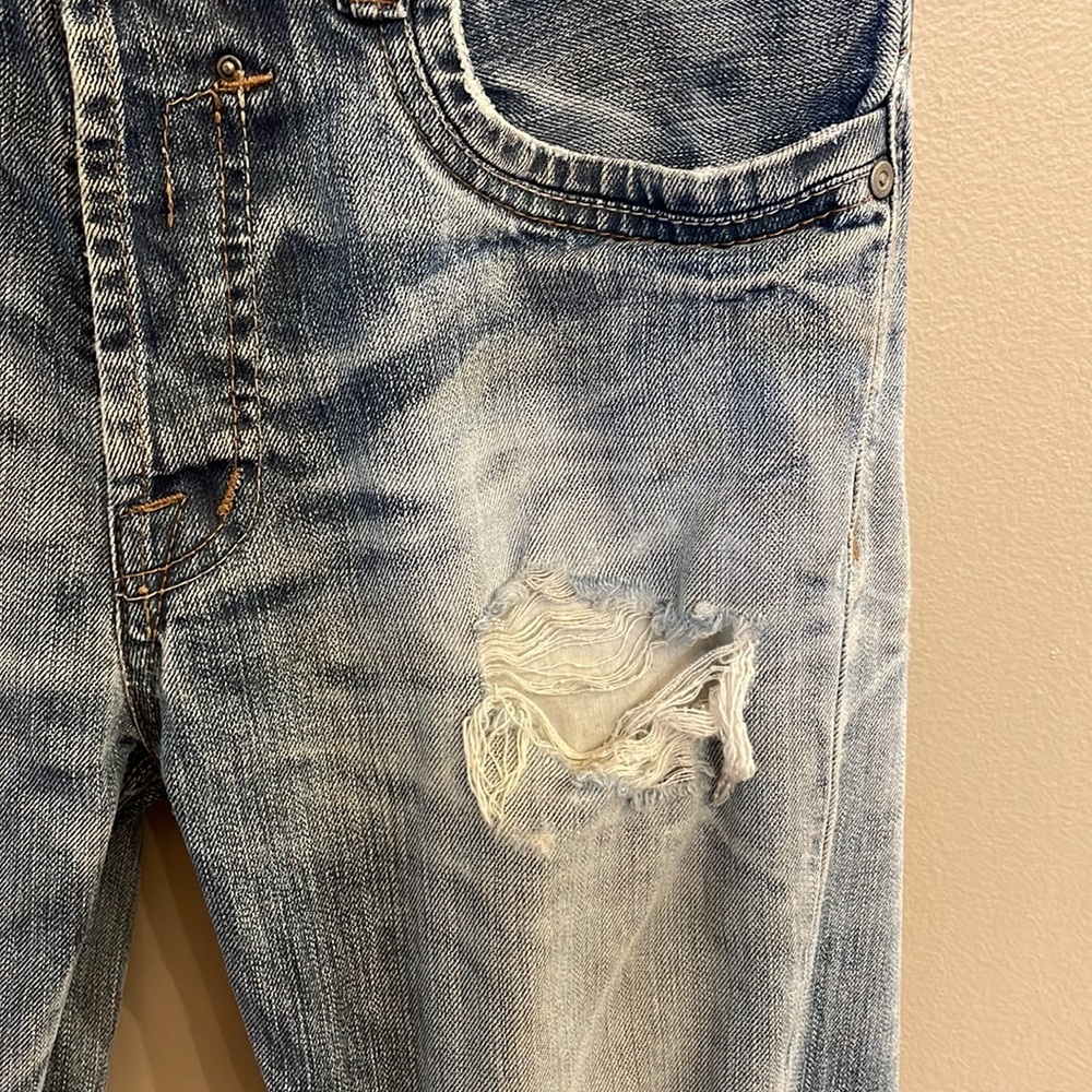 Sicko Denim SPECIAL SELECTION Vintage men’s distressed ripped jeans euro 40 / 31 - Picture 8 of 16